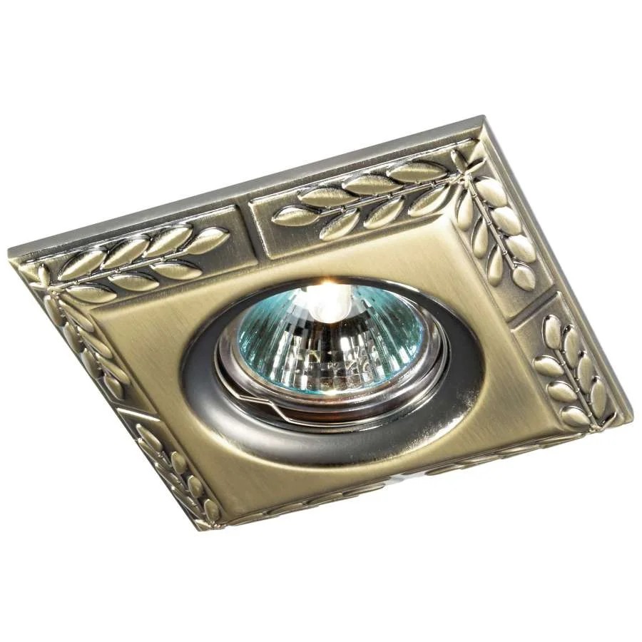 Встраиваемый светильник с узорами Branch 369661 Novotech