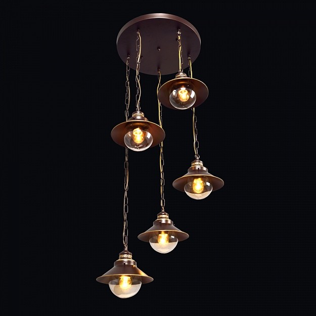 Светильник подвесной Максисвет 2-4565-5-CF E27