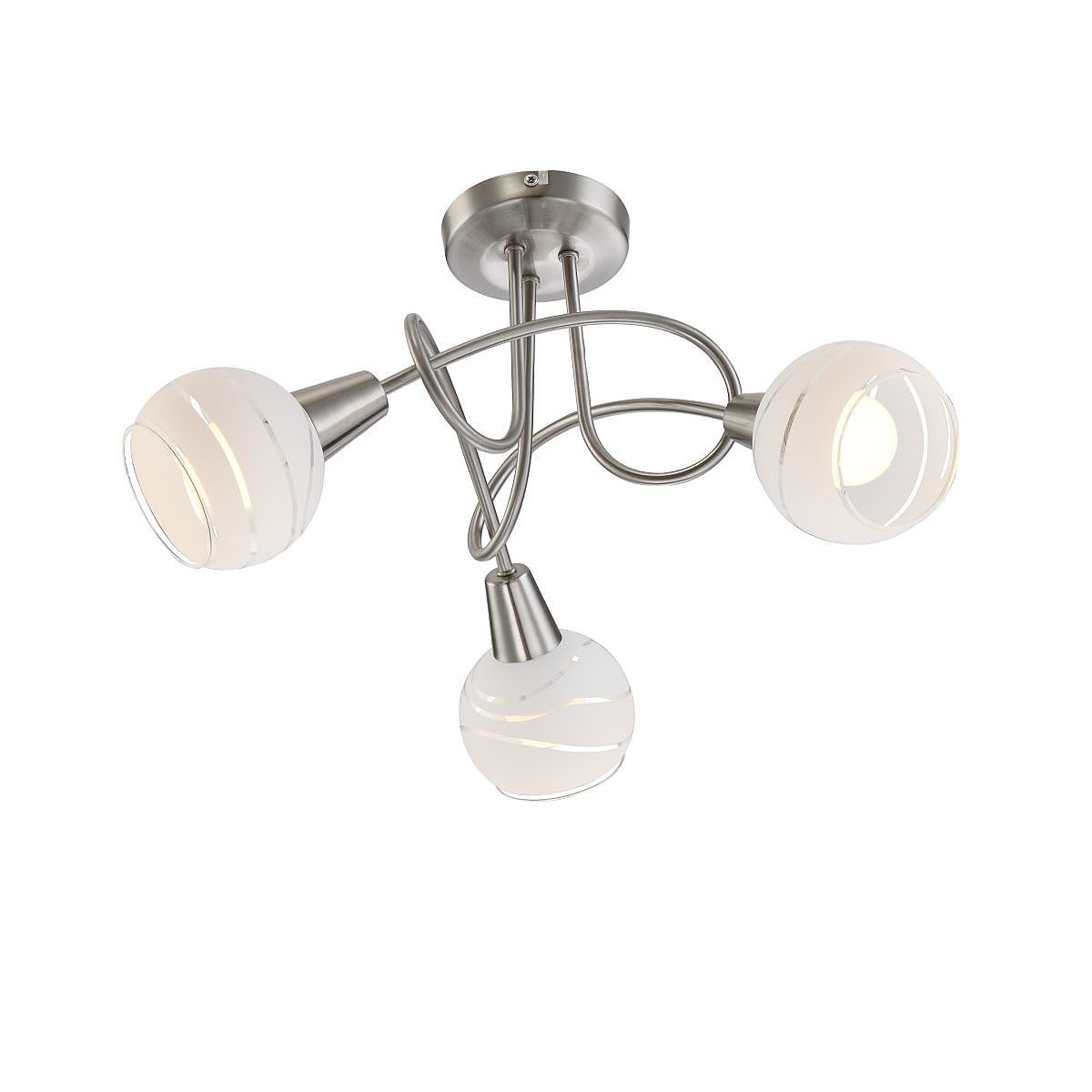 Потолочная люстра Globo Dl Nickel Matt 54341-3O