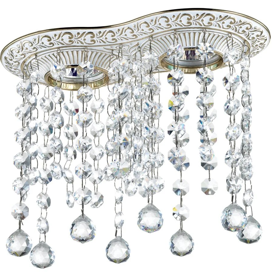 Встраиваемый светильник с узорами Grape 370019 Novotech