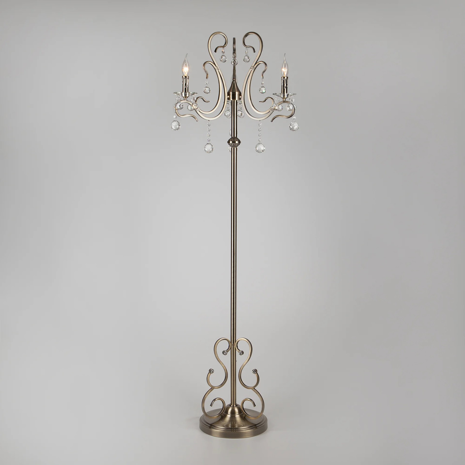 Торшер Eurosvet Ernin 12505/3F античная бронза Strotskis