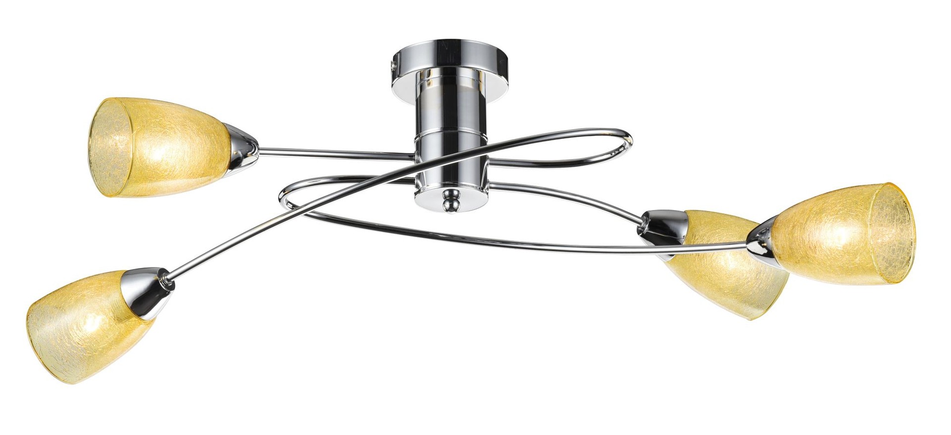 Потолочная люстра Freya Flash FR5103-CL-04-YE