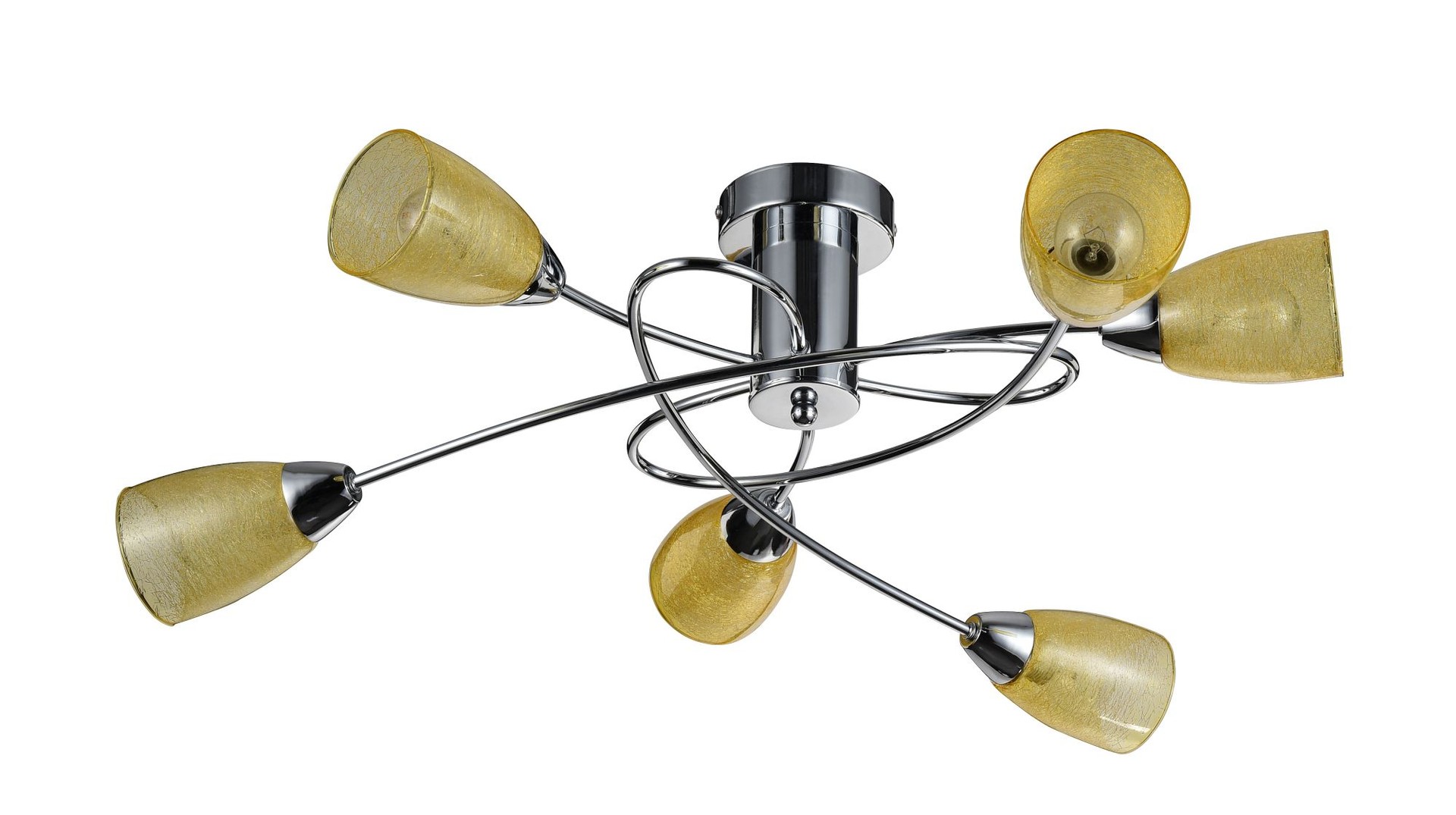 Потолочная люстра Freya Flash FR5103-CL-06-YE