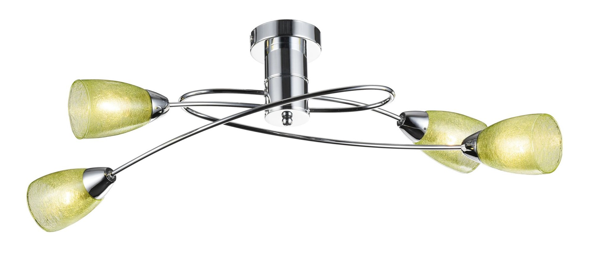 Потолочная люстра Freya Flash FR5103-CL-04-GN