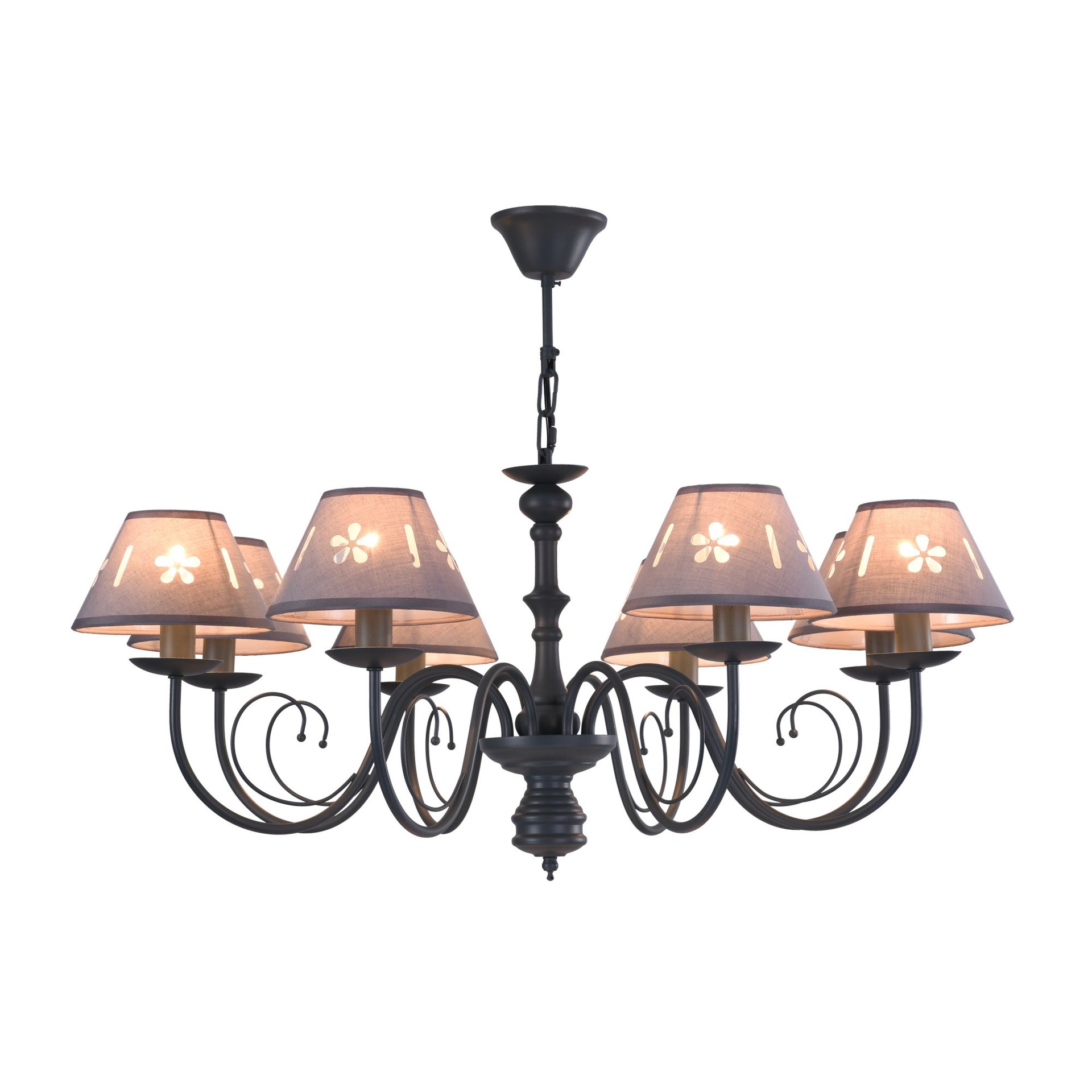 Подвесная люстра Freya Emily FR2537PL-08GR